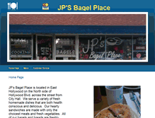 Tablet Screenshot of jpsbagelplace.com